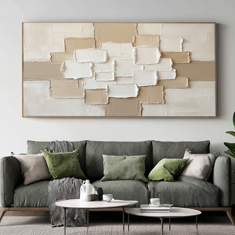 Large Mocha Layered Wall Art #AVG 070
