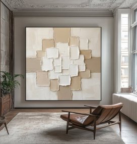 Organic Modern Texture Canvas Art #MRA 091