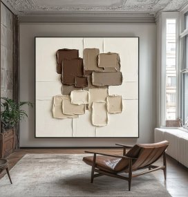 Large Mocha Texture Block Artwork #MRA 090