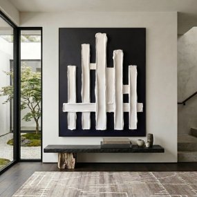 Architectural Rhythm Textured Wall Art #AVG 119